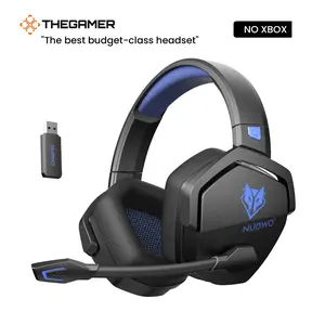 [Deals For You Days] NUBWO G06 Wireless Gaming Headset with Mic for PS5 PS4 PC, Zero Interference, 100-Hour Battery All-Day Play, 23ms Sync for Fortnite & Call of Duty/FPS Gamers, Triple Mode All Devices Compatible | TikTok Mid-Year Sale Hot Pick