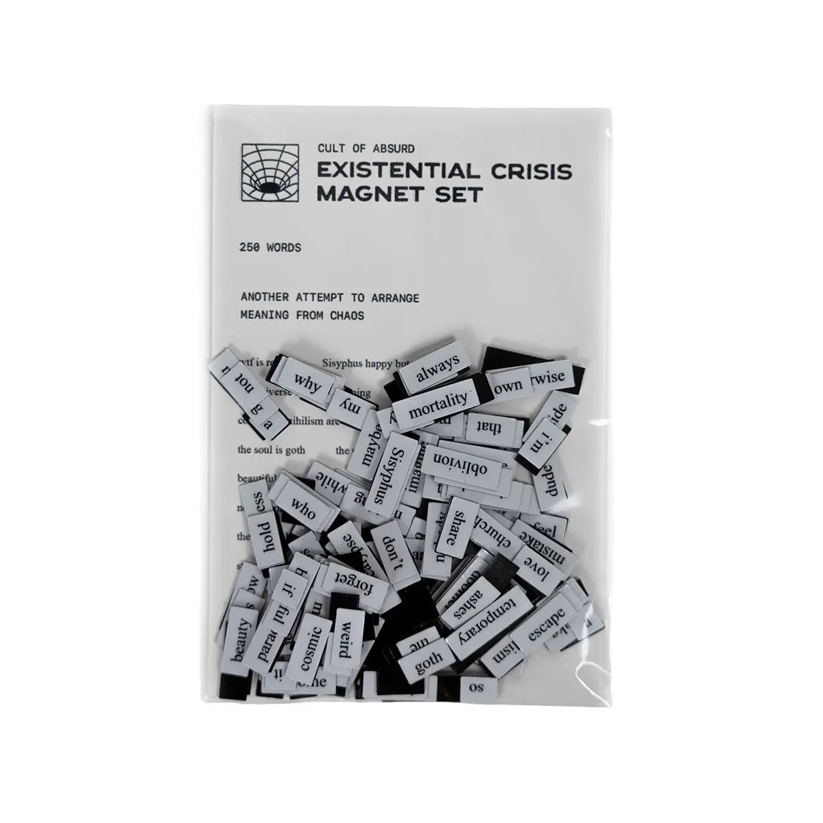 Existential Crisis Magnet Set | 250 Magnetic Word Tiles