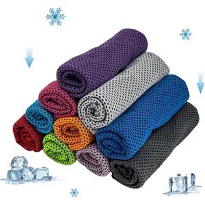 Cooling Towels, Soft Breathable Sweat Ice Towel for Sports, Yoga, Gym, Golf, Camping, Running, Fitness, Workout & More Activities