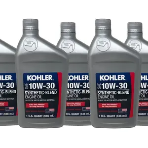 Kohler Genuine OEM 10W-30 Engine Oil Synthetic Blend 25 357 65-S - 5 Pack