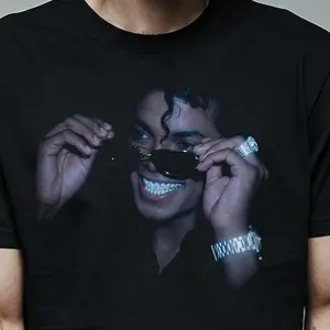 Michael Jackson King of Pop Halftone T-Shirt