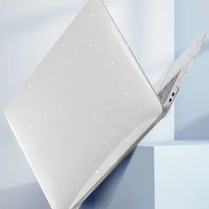 For Apple Macbook Air Laptop Case, Transparent Starry Sky Design, Matching Top and Bottom Shell for Elegant Style, Macbook Accessories