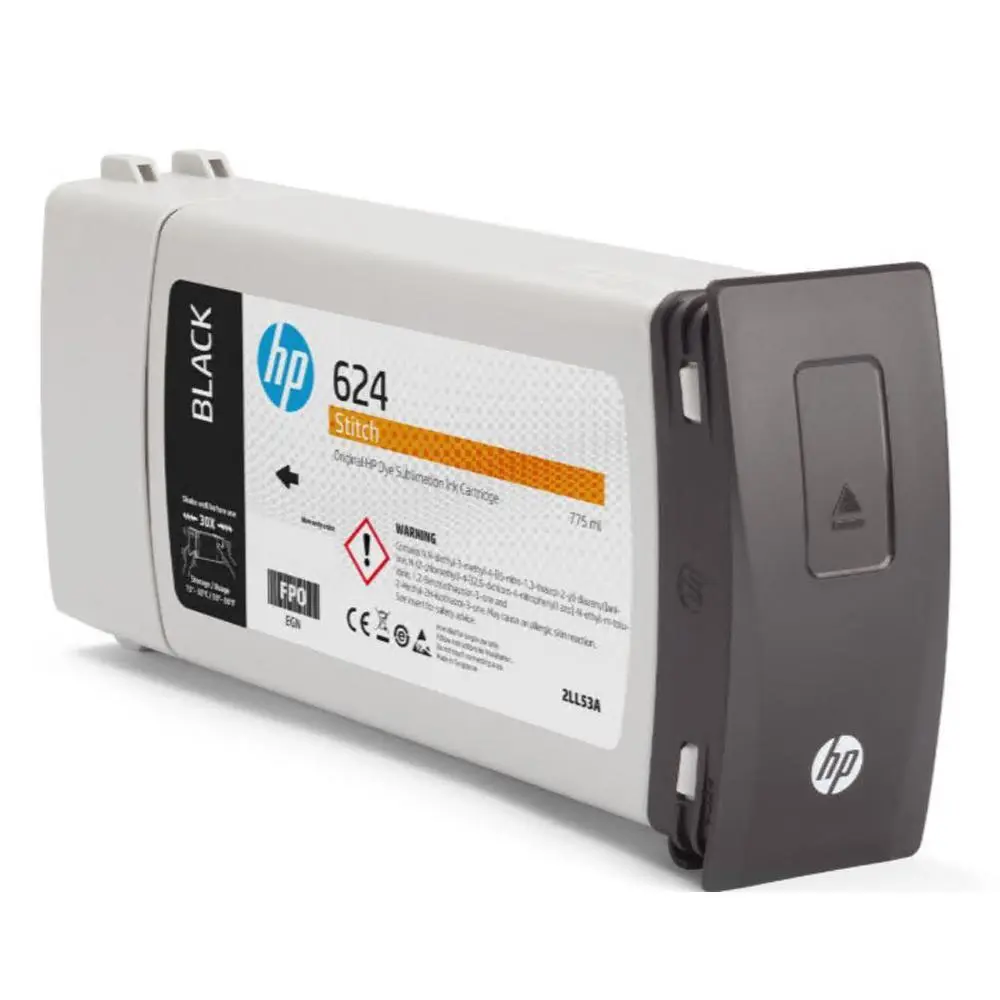 HP 624 775ml Black Stitch Ink Cartridges