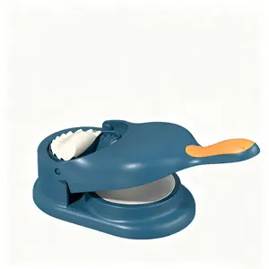 Multi-Purpose Manual Dumpling Maker Tool, One-Piece Practical Design, Easy-To-Use Dough Press & Rolling Tool, Family-Friendly, Ideal for Kitchen & Restaurant