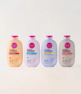 eos Cashmere Body Wash 4-Pack Bundle - Vanilla Cashmere, Fresh & Cozy, Pink Champagne, Coconut Waters