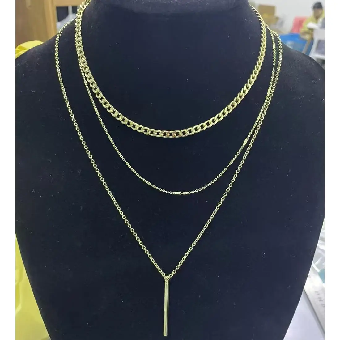 Golden stick 3mm magic chain flattening