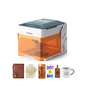 WAINLUX K10 Laser Engraver 3000mw Edition Portable Laser Engraving Machine for DIY Project Custom Gift FDA Certified Class 1 Safe Compact Design