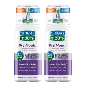 SmartMouth Dry Mouth Zinc Activated Mouthwash - 2 Pack