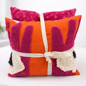 Opalhouse Accents 2-Pack Mini Throw Pillows with Jungalow 10" Orange & Fuchsia