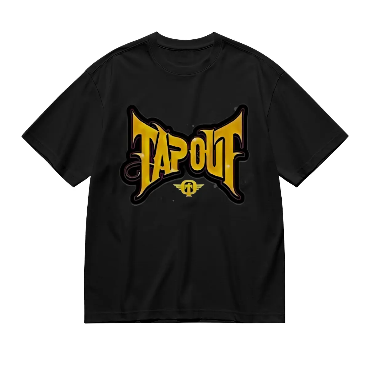 Tapout Men's Beveled Graphic T-Shirt Xx-Large Black - Bold Geometric Print, Regular Fit Short Sleeve, Machine Washable Casual Tee for Casual Attire, Sporty Style Shirt |   Durable Fabric Shirt