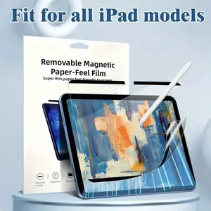 Magnetic Paper Writing Screen Protector Film for iPad Air/pro Series, Reusable and Washable, Anti-Scratch, Ultra-Clear, Compatible with Apple Pencil