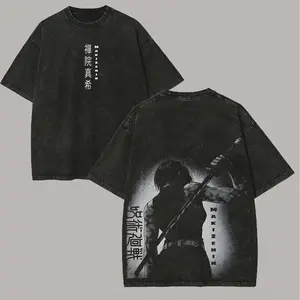 Jujutsu Kaisen Zenin Maki Printed Unisex Washed T-Shirt