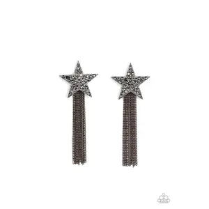 Superstar Solo - Black Earrings