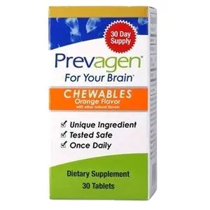 Prevagen Chewable Supplement, Orange Flavor, 30 Tablets