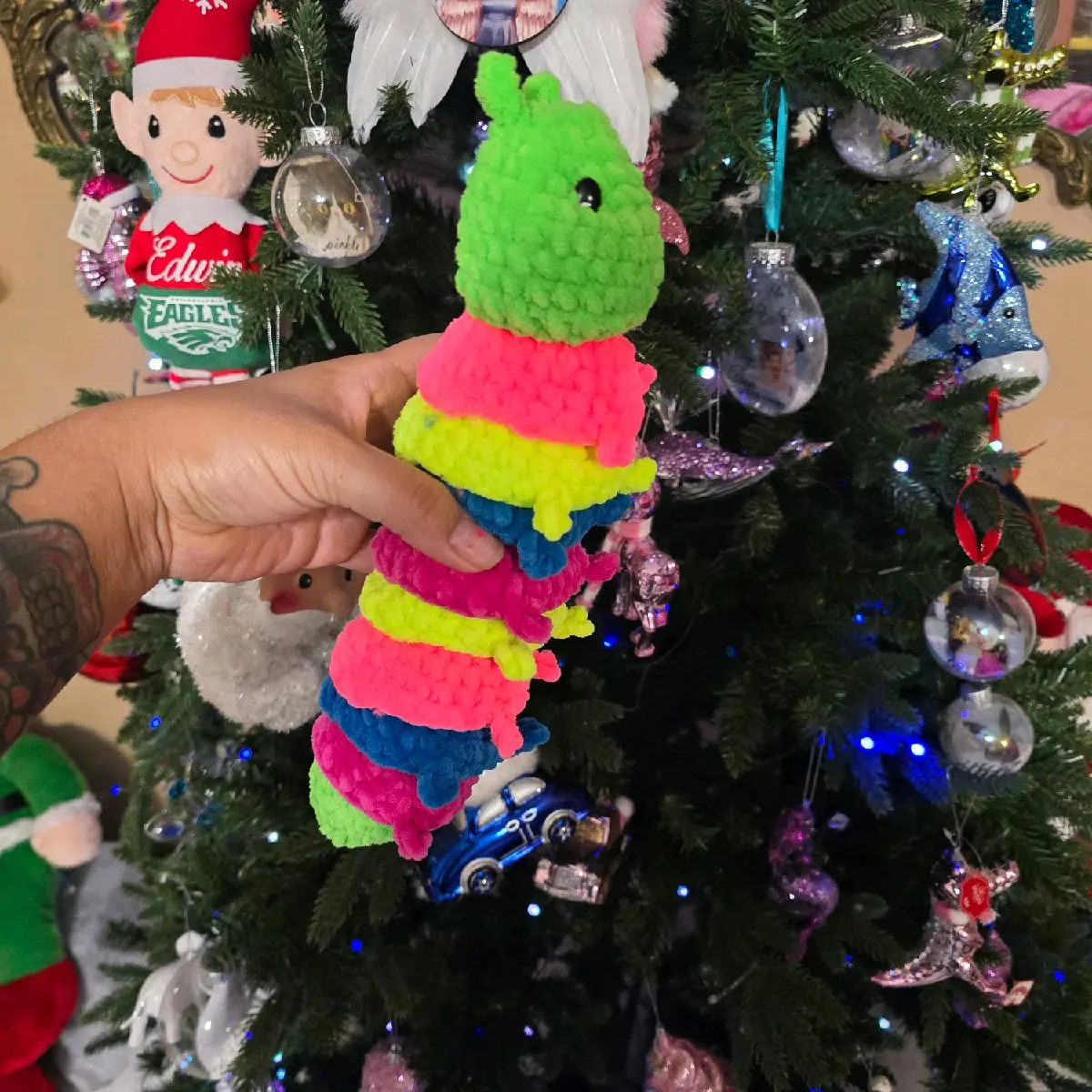 crochet caterpillar