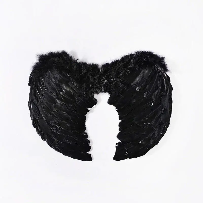 Angel Feather Wings Cosplay Dress Halloween Costume Props Christmas Fashion Show