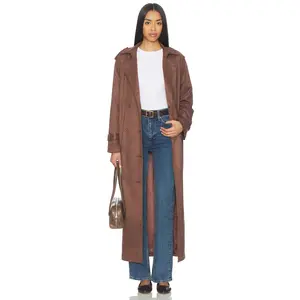 LIONESS x REVOLVE Penny Trench Coat in Chocolate