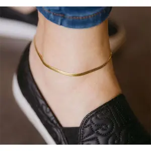 HERRINGBONE ANKLET