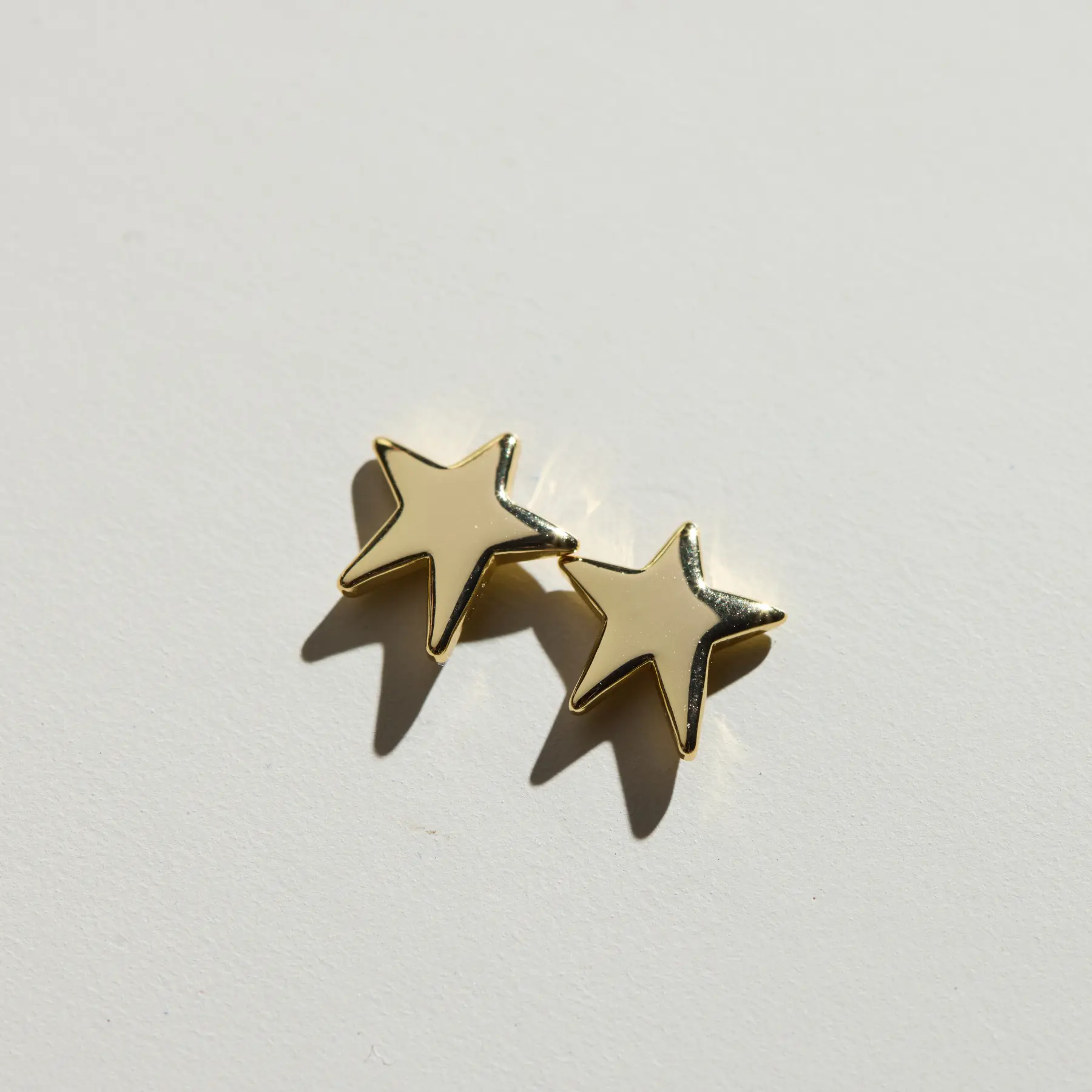 Gold Superstar Studs - Fashion Accessories - Costume Jewelry & Accessories - Earrings