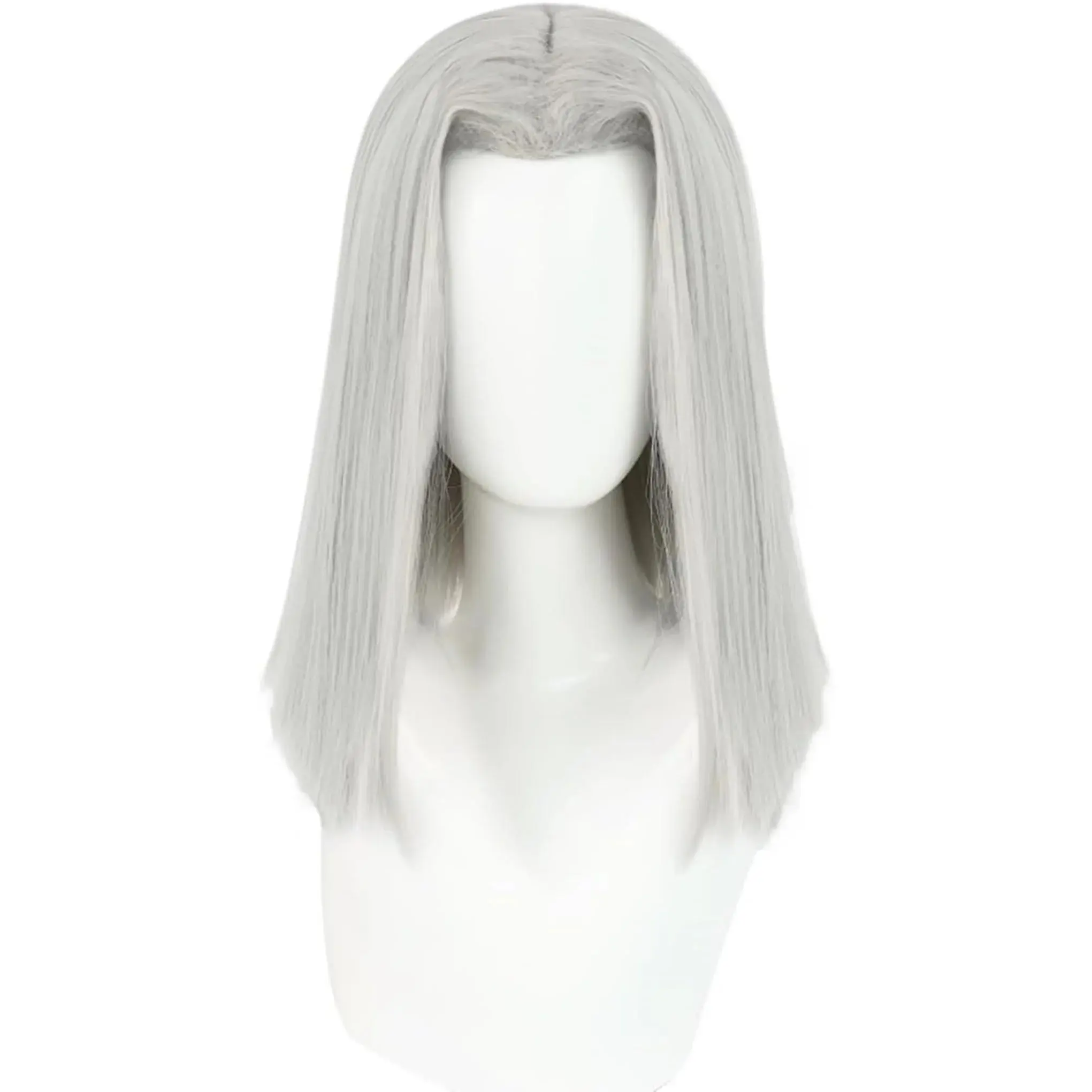 IN STOCK Lute Cosplay Wig Anime Cosplay Wig Men White 38cm Short Synthetic Hair High Heat Resistant Lute Cosplay Wig