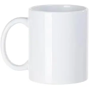 Sublimation Mug 11 oz, Sublimation Blanks, Ceramic Coffee Cup, White Cups for DIY Sublimation Printing, Painting and Personalized Gifts, 1 Pack