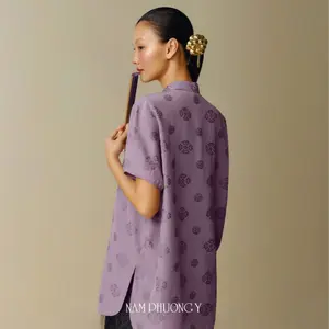 "Tu La" - Premium Wormsilk Set in Imperial Lilac