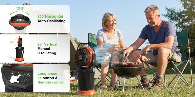 TaskStar Rechargeable Mist Cooling Portable Fan - Adjustable Indoor Outdoor Cooler with 2L Water Tank, RGB Lights, 4 Speed & Spray Modes, Ideal for Camping, Patio Cooling Solutions, Fan Portable TaskStar Rechargeable Mist Cooling Portable Fan - Adjustable Indoor Outdoor Cooler with 2L Water Tank, RGB Lights, 4 Speed & Spray Modes, Ideal for Camping, Patio Cooling Solutions, Fan Portable