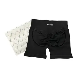 Impact Shorts Low Ribbed Waist Seamless Scrunch Bum Workout Gym Booty Hight Stretch Running Yoga Sports yoga leggings