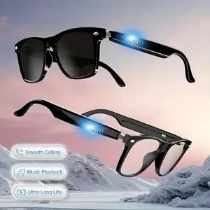 Voice of the Future Smart Vision Audio Sunglasses for Men Women Polarized Lenses Bluetooth Hands-Free Calling UV Protection Voice Assistant Compatible Outdoor Use