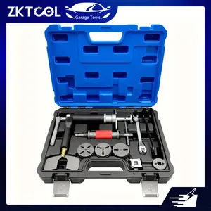 10PC Pneumatic Brake Caliper Compressor Wind Back Tool with Three Adjustable Drive Key disc adapters - Essential Kit for Automotive Brake Pad Replacement
