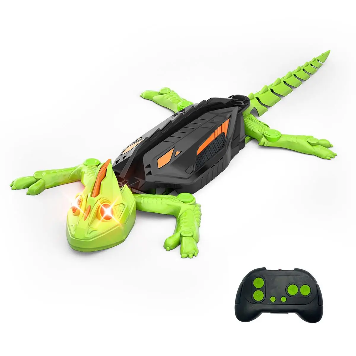 【Deals For You Days】Remote Control Climbing Lizard Toy, 33.2cm Hyper-Realistic Design, Wall-Climbing Capability, Agile Steering, Safe Materials, High Interactivity, Hand-Eye Coordination Booster (Science & Technology Educational Toy)