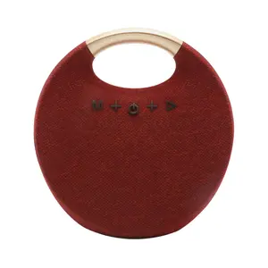 Small Satellite Bluetooth Speaker Portable Fabric Speaker with Heavy Bass