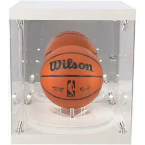 Fanatics Premium Rotating LED Light Basketball Display Case