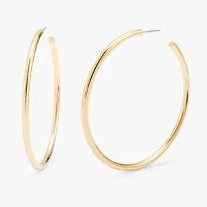 Hayley Classic Hoops in Gold by Brook and York