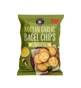 Korean Garlic Bagel Chips