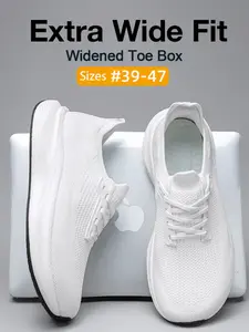 The Wide Feet Solution Walking Running Shoes | Professional Wide 39-47 | End Toe Squeeze