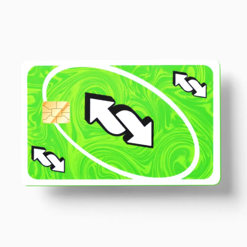 Uno Reverse Card Green (Holographic) - TikTok Shop