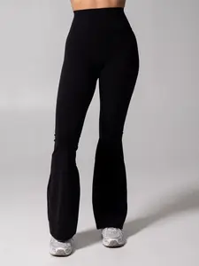 Legacy Flare Legging - Onyx Black Stretchable Activewear