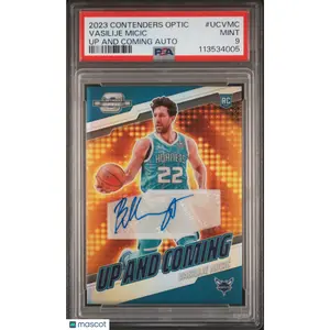 2023 Panini Contenders Optic Up And Coming Auto Vasilije Micic #UCVMC /125 PSA 9