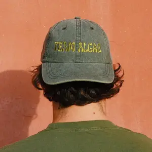 Embroidered Team Algae Hat, Make Algae Grow Again Cap, Funny Liberal Protest Hat, Political Meme Dad Hat, Washed Cap, Trucker Hat & Rope Hat Gift