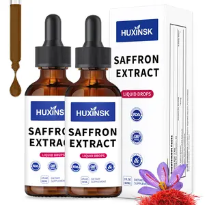 Saffron Herbal Liquid Drops 60ml | Alcohol-Free Plant Based Botanical Supplement
