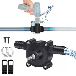 Portable Electric Drill Pump, Self-Priming Diesel, Oil and Water Liquid Transfer Pump, Mini Handheld Fuel Transfer Pump, Garden & Outdoor Tool for Daily Use