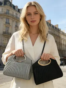 Simple Wrist Bag, Clear Lines Elegance Durable, Soft Material Comfort Versatile, No Backpack Load, Outdoors Carry, Fresh and Stylish