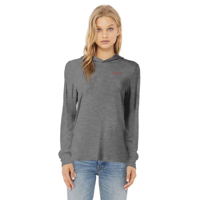 IYKYK: Double Take Long Sleeve with Hood - Triblend Grey