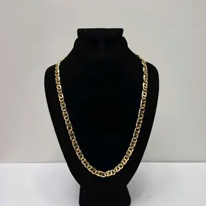 18K Gold Plated 24" Long Necklace.  For Men and women. Unique,  High quality,  Water Resistant,  Hypoallergenic,  Nickel Free, Every day, Party, Gift idea .