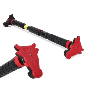 Doorway Pull Up Bar – Adjustable 27–42 in, 440 LBS Capacity, No-Screw Installation, Upper Body Strength Training Bar with Level Meter