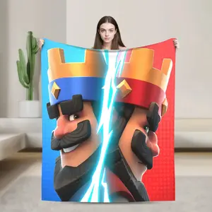 Clashes Royaleds Game Blankets Flannel Spring/Autumn  Breathable Soft Throw Blankets for Bedding Couch Bedding Throws  Christmas gift Dream Weave Home
