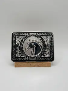 Buckle- Silver Stallion "belt not included"