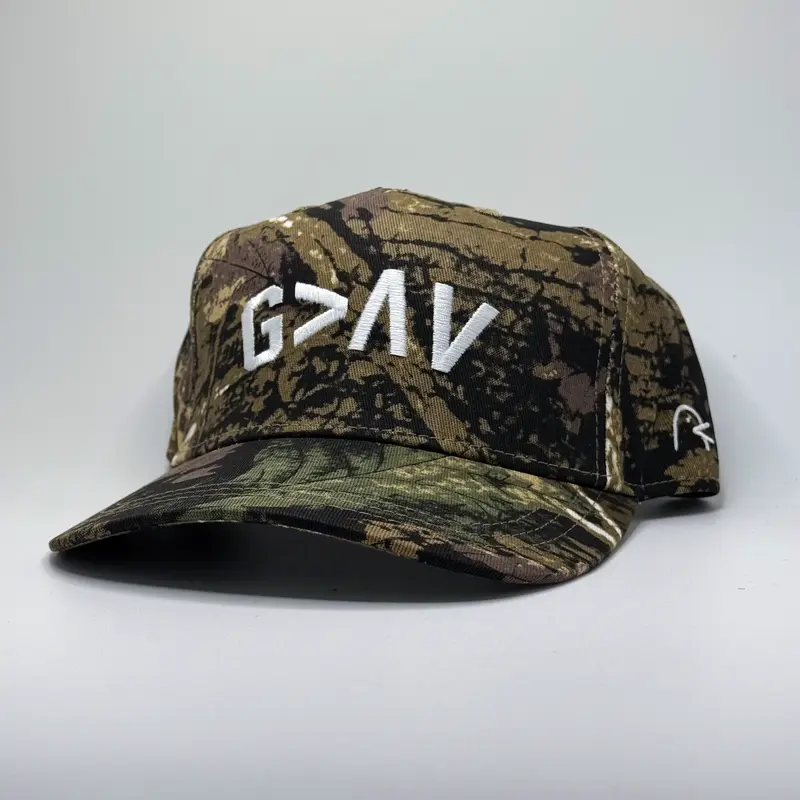 Yappy Scan Durable Christian Faith Bible Verse Cotton Trucker Snapback Cap - God Is Greater Than The Highs and Lows, Adjustable Unisex Statement Cap, Trendy Street Fashion Accessory for Women's Casual Daily Wear, Trucker Hats Women