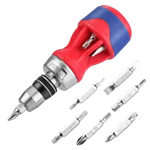 #SpringGlowUp WORKPRO 12-in-1 Ratcheting Multi-Bit Screwdriver Set, Quick-load Mechanism Screwdriver with Double End Bits in Handle